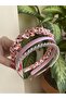 Set of 3 satin and crystal stone crowns - 2