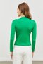 Women's Benetton Green Turtleneck Blouse - 6