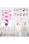 Hello Kitty Birthday Table Model Cake Decoration Set
