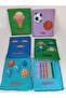 12 Visual Numbers Rustling Cloth Cards First Book Series Educational Baby Book - 4