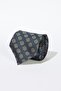 Men's Navy Blue-Yellow Patterned Tie