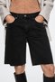Black Denim Women's Shorts & Bermuda 37050457 - 2