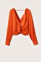Orange Women's Blouse 27056328 - 3
