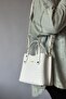New Product 3 Compartment Women's Shoulder Bag 2193 White - 4