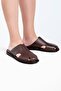 Stan Genuine Leather Men's Slippers, Genuine Leather Slippers, Orthopedic Sole Slippers, Light Leather Slippers - 4