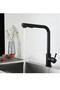 BLACK SPIRAL KITCHEN SINK MIXER WITH DUAL MODE SAVING FUNCTION MATTE BLACK EXTENDED NEW MODEL - 2