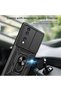 Honor 70 Case Camera Protected Sliding Ring Armor Military Tank Protective Cover Navy Blue - 3
