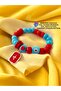 Glass Basement Bead Charm Murano Evil Eye Bead Bracelet Evil Eye Beaded Bracelet - 2