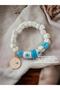 Glass Bodrum Bead Charm Murano Evil Eye Bracelet Beaded Bracelet - 2