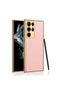 Galaxy S23 Ultra Case Leather Look Edges Electroplating Finish Fission Cover
