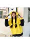 Kids Pikachu Printed Oversize 3 thread Hooded Children's Sweatshirt with Ear Detail - 2