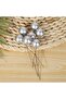 Mini Stringed Berry Ornament Silver 20 Pieces