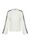 Ecru Wide Fit Sleeve Folded Knitwear Sweater TWOAW24KZ00663 - 6
