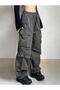 Y2K Extra Loose Fit Tactical Baggy Pants with Cargo Pocketed