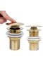 Pop Up Sink Flusher Gold Sink Flusher Black Sink Flusher Stainless Antique Sink Flusher Brass - 5