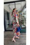 Belted Floral Patterned Shirt Dress - 2