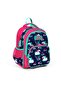 Neon Coral Navy Blue Swan Patterned 2-Piece School Bag Set SET0223402 - 2