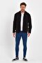 Micro Fleece Stand Collar Zippered Cardigan Rd24ke056031 Black - 2