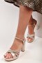 Women's Cesa Ten Satin Stone Platform Heeled Shoes - 3