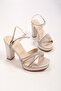 Women's Cesa Ten Satin Stone Platform Heeled Shoes - 5