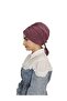 ملابس السباحة والعلوية المتوافقة مع Hijab Back Tie-Up Bone أرجواني - 2