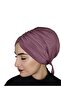 ملابس السباحة والعلوية المتوافقة مع Hijab Back Tie-Up Bone أرجواني - 3