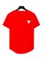 Red Unisex Summer T-shirt - Cross Printed Original - 2