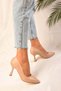 Women's Lazzita Skin Heeled Stiletto Shoes - 3