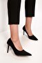Women's Podelta Black Suede Classic Heeled Stiletto