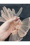 Bella evening dress bridal gloves short salmon - 4