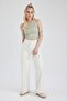 Fitted Halter Neck Ribbed Camisole Athlete U0357az23sm - 2