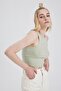 Fitted Halter Neck Ribbed Camisole Athlete U0357az23sm - 4