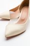 353 Ecru Skin Heeled Women's Shoes - 6