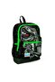 Kids Dark Green Black Dinosaur Patterned 2-Piece School Bag Set GOSET0223725 - 2