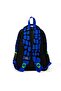 Kids Black Cobalt Blue Dragon Patterned 2-Piece School Bag Set GOSET0223485 - 4