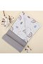 Double Sided Muslin Cover - Gray Muslin - Pastel Rainbow - 3