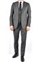 TK 40 2023-STriped VEST SLIMFIT SUIT DRESS/GREY/54 SIZE - 6 DROPS