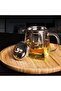 750 ml Luxury Tea & Coffee Pot - Borosilicate Glass, Pyramid Design with Steel Strainer and Lid - 4