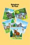 5 Pieces Wooden 4 Piece Puzzle My Baby's First Bib Set (Rakon-Koala-Leopard-Wolf-Muse)