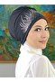 Gorgeous Model Black Bonnet with Silver Stones