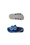 Boy's Blue Double Buckle Non-Slip Sole Daily Walking Slippers - 4