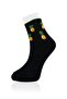 Pack of 6 Women's Pineapple Patterned Colorful Quality College Socks - 7