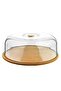 Cake Pastry Fan with Wooden Stand 27 cm - 2