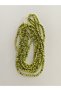 Metallic Hexagonal Beads No:4 Pack 2 strings. Color No:17 Henna Green