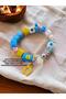 Glass Basement Bead Charm Murano Evil Eye Bead Bracelet Evil Eye Beaded Bracelet - 3