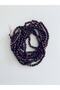 Metallic Hexagonal Bead No:4. Pack 2 Series. plum - 2