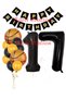 Basketball Concept 17 Years Old Balloon Set Basketball Theme Birthday Balloon Set