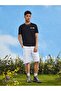 Plus Size Tom and Jerry Front and Back Detailed Oversize Crew Neck 100% Cotton Black T-shirt - 5