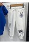 Unisex Looney Tunes Printed Hooded Sweatshirt and Tracksuit Kids Top and Bottom Set - 8