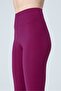 Push Up High Waist Recovery Capri Leggings Plum - 6